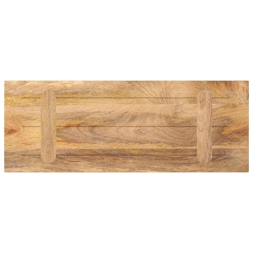 vidaXL Piano per Tavolo 90x40x3,8 cm Rettangolare Legno Massello Mango