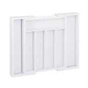 Portaposate estensibile in bambù bianco 13_0002372