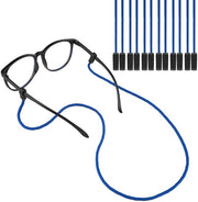 Cinturino per occhiali 6 pezzi - Supporto antislip per occhiali - Lanyard per occhiali da sole - Cintura per collo - Corda universale per occhiali - 75 cm Polyester/Silicone - Cinturino per occhiali