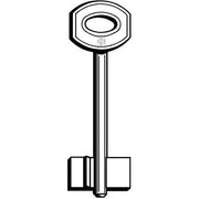 CHIAVE DOPPIA MAPPA JUWEL JW40 SILCA - OTTONE NICHELATO- 5 pezzi