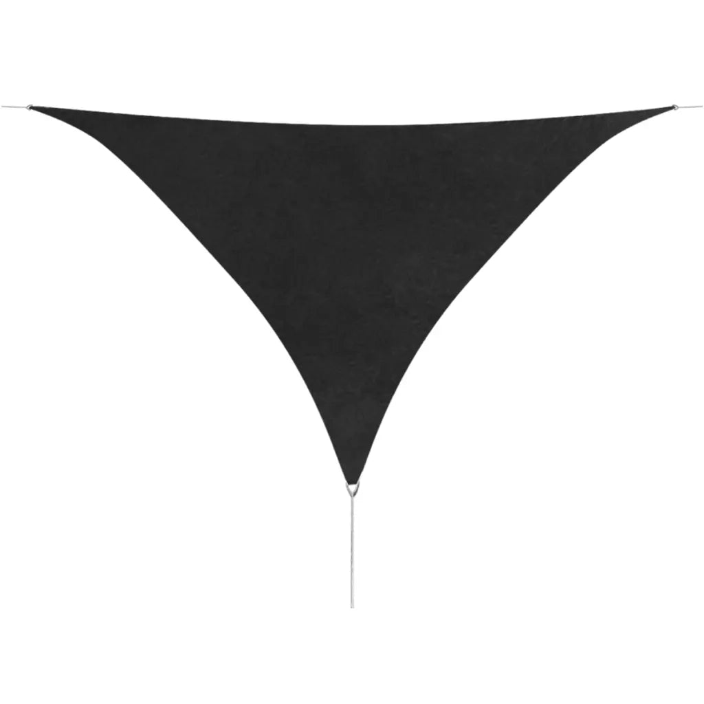 Parasole a Vela Oxford Triangolare 5x5x5 m Antracite 42306
