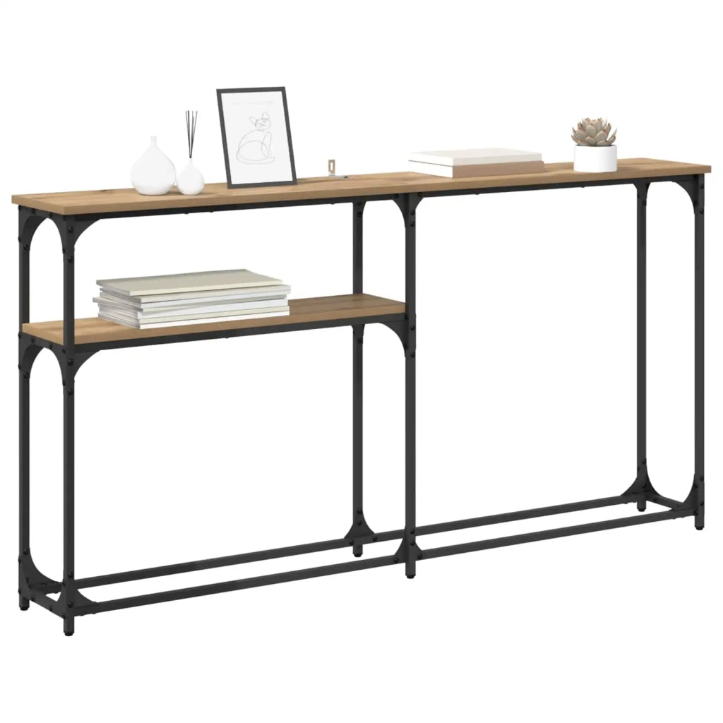 TavoloConsolle Rovere artigianale 145 x 22,5 x 75 cm
