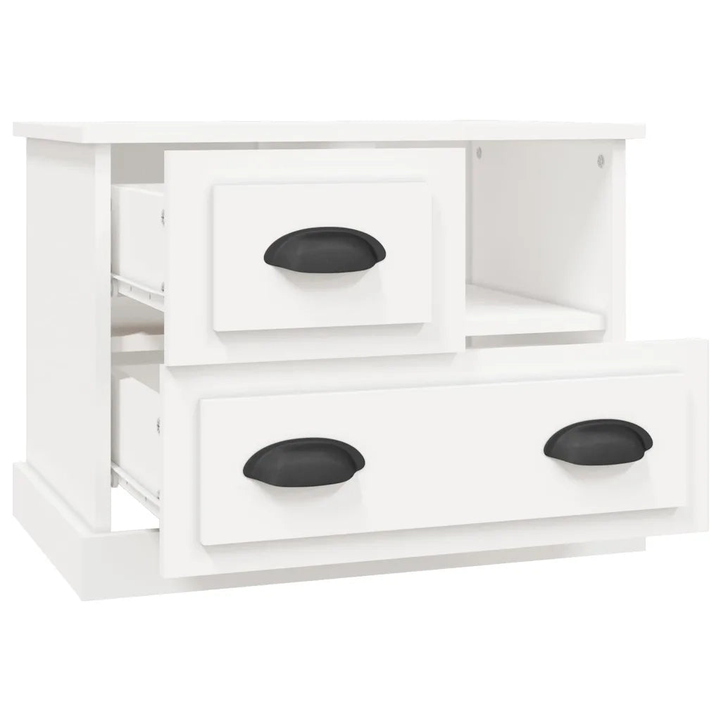 Comodino Bianco 60x39x45 cm 816360