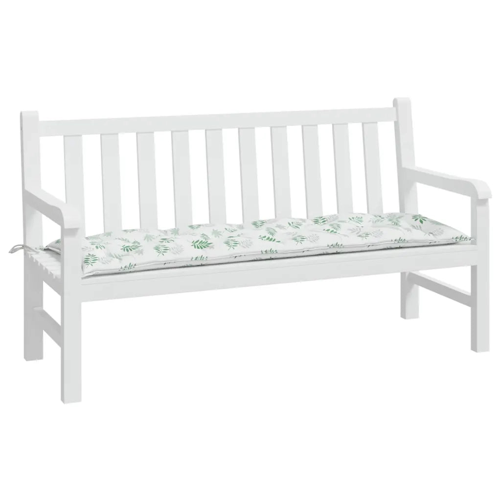 Cuscino per Panca a Foglie 150x50x7 cm in Tessuto Oxfordcod mxl 119571