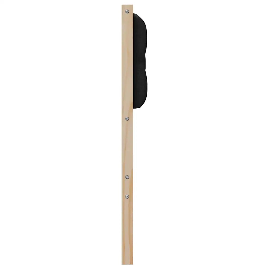 Testiera | Testata Altro Marrone e nero 135 cm Legno di pino massello