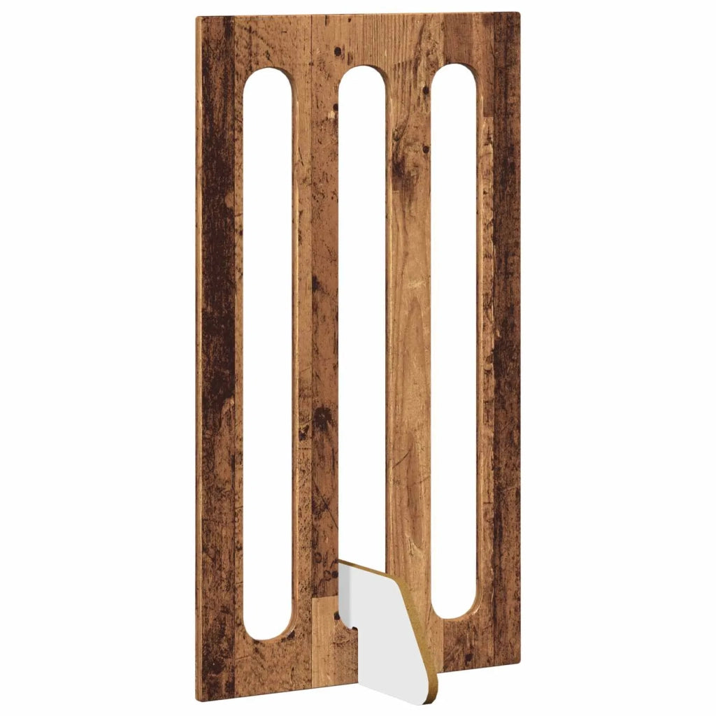 Recinto pieghevole per animali 4 pcs Legno di quercia 8005986