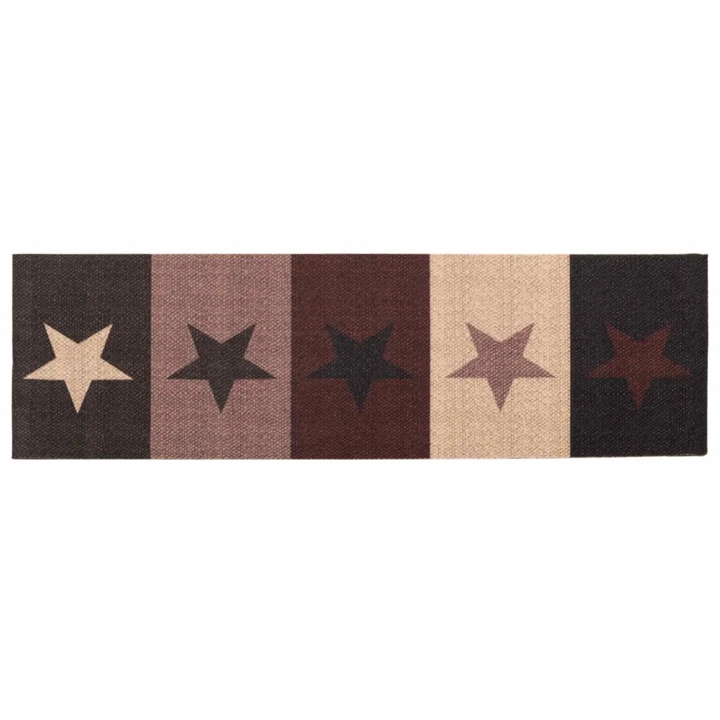 Tappeto da Cucina stelle rosse 180 x 60 cm 100% Poliammide 42045744