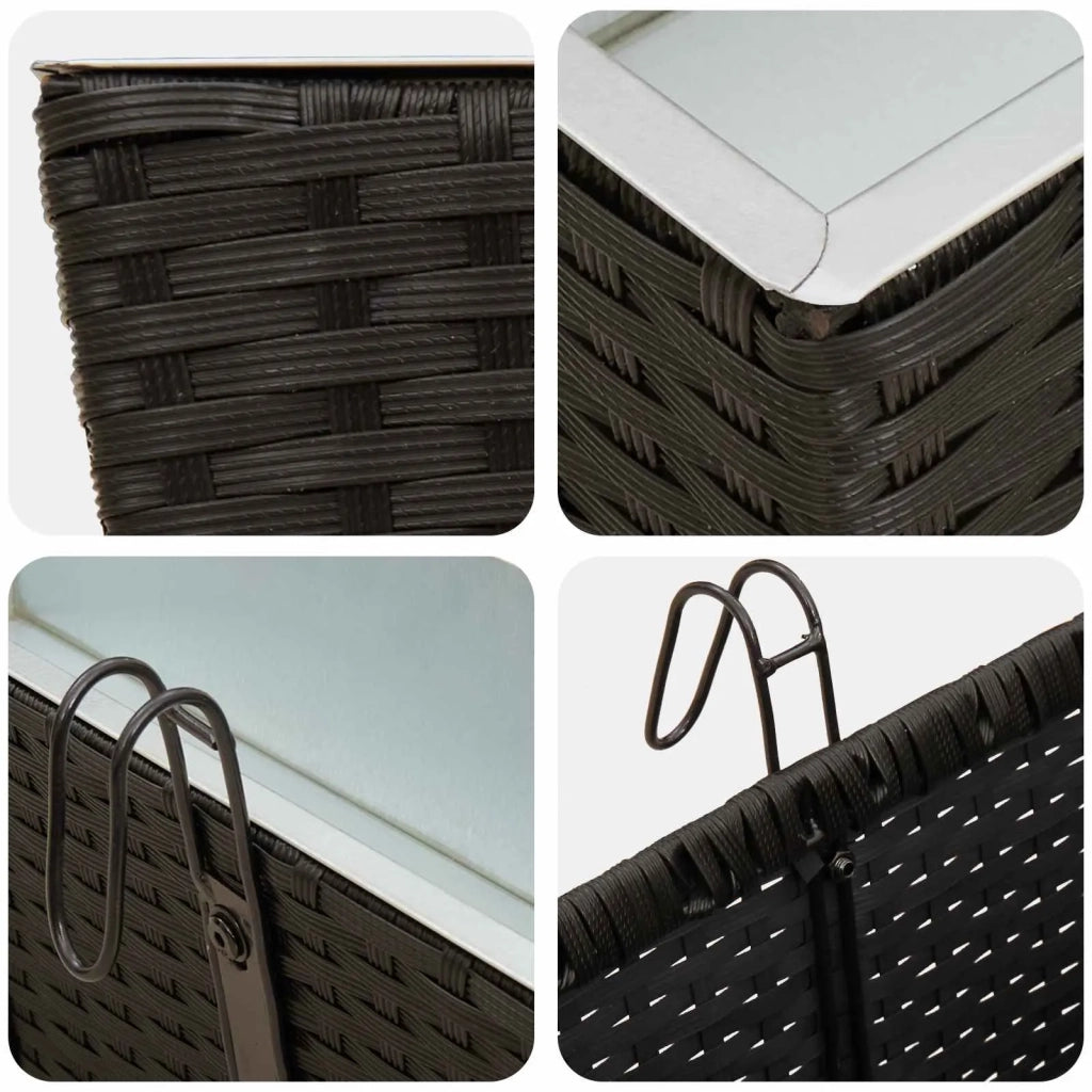 Ringhiera 2 pz 80 x 17 x 17 cm Metallo CFW4042379