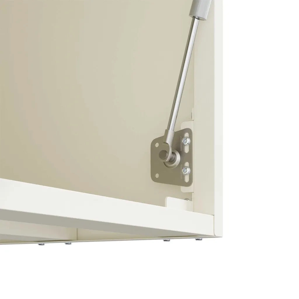 Armadio a muro per garage Bianco 80 x 33 x 35 cm