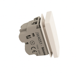 Bticino interruttore assiale 1p 10 ax 250 v illuminabile *** colore bianco, confezione 1