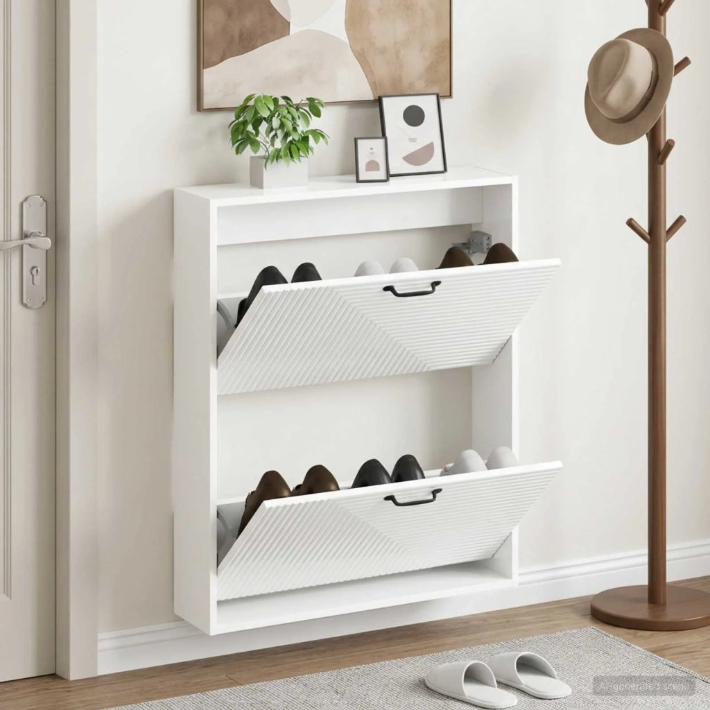 Mobiletto per Scarpe da Muro HAARLEM 71 x 17 x 86 cm 896859
