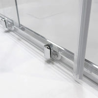 Porta doccia nicchia 110 cm scorrevole trasparente con profilo cromo  Tay