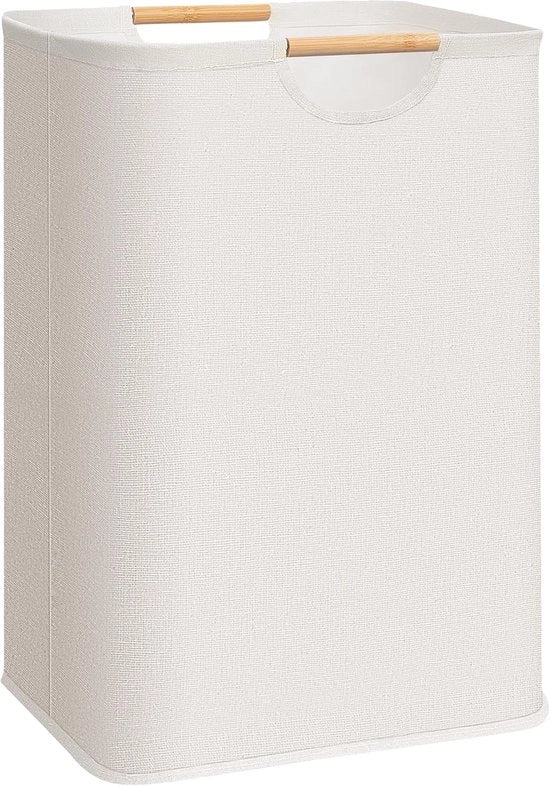Asciugamani portatili - Asciugamani portatili acqua resistente - Grande asciugamani pieghevole - Con maniglie in legno rinforzato - Asciugamani - Contenitore per asciugamani sporchi - Adatto per asciugamani, bagno - 40*30*60cm - Beige