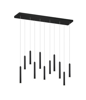 Lampada a Sospensione da Interno a LED in Metallo Nero Opaco