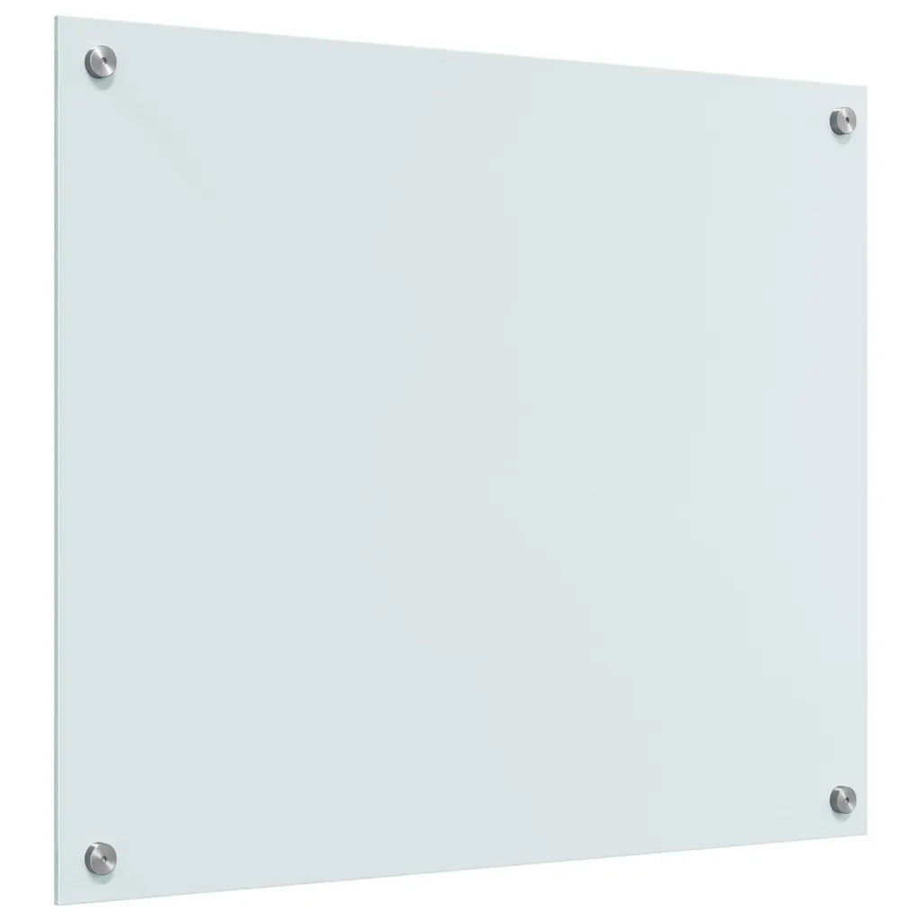 Schienale da cucina 2 pcs Bianco 70 x 60 cm vetro temperato 3415520
