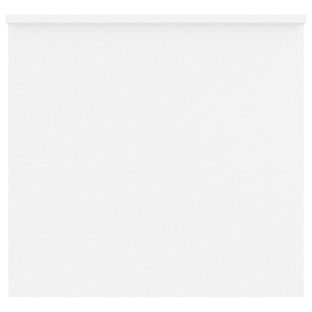 Tavolino da Salotto Bianco 102x55,5x52,5 cm Legno Multistrato 809665