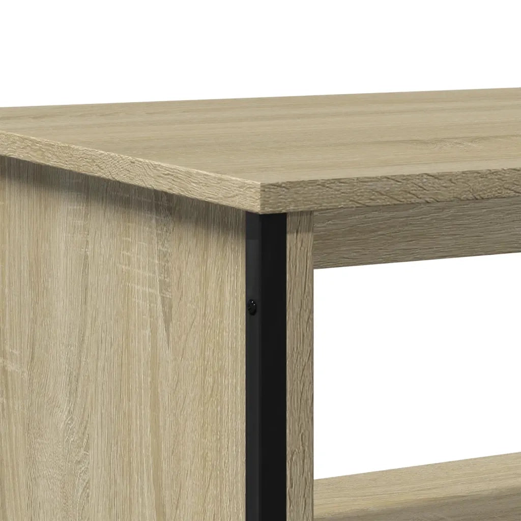Tavolino da Salotto Rovere Sonoma 75x51x40 cm Legno Multistrato 848485