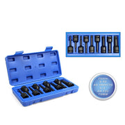 Trade Shop - Bussole Torx Ad Impatto Attacco 1/2" Set 9 Pz Misure Da T20 A T70 Punte 75 Mm -