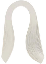 Papier per quilling 3mm - 600 pezzi - biancoavorio - confezione decorativa - origami - facile da usare - strisce di carta