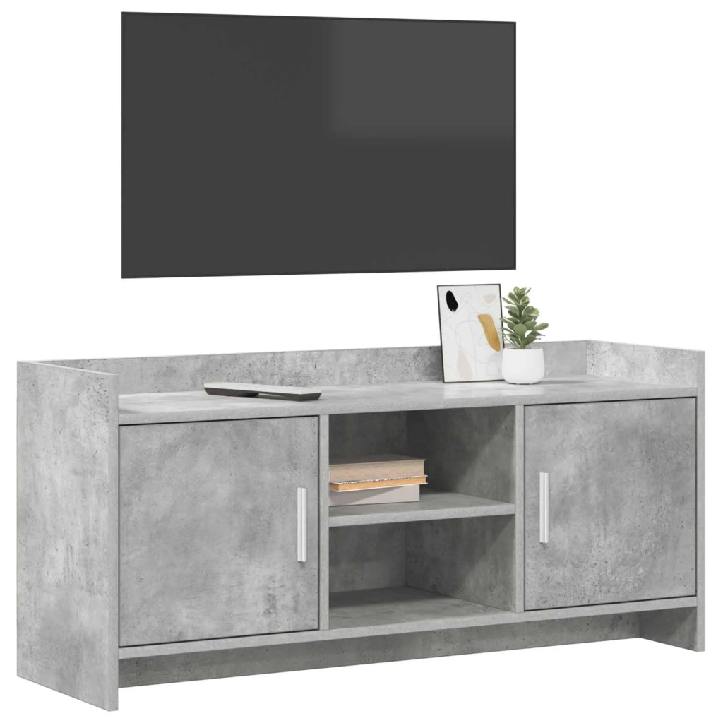 Mobile TV 102 x 33 x 47 cm Grigio Cemento Legno ingegnerizzato 8011166