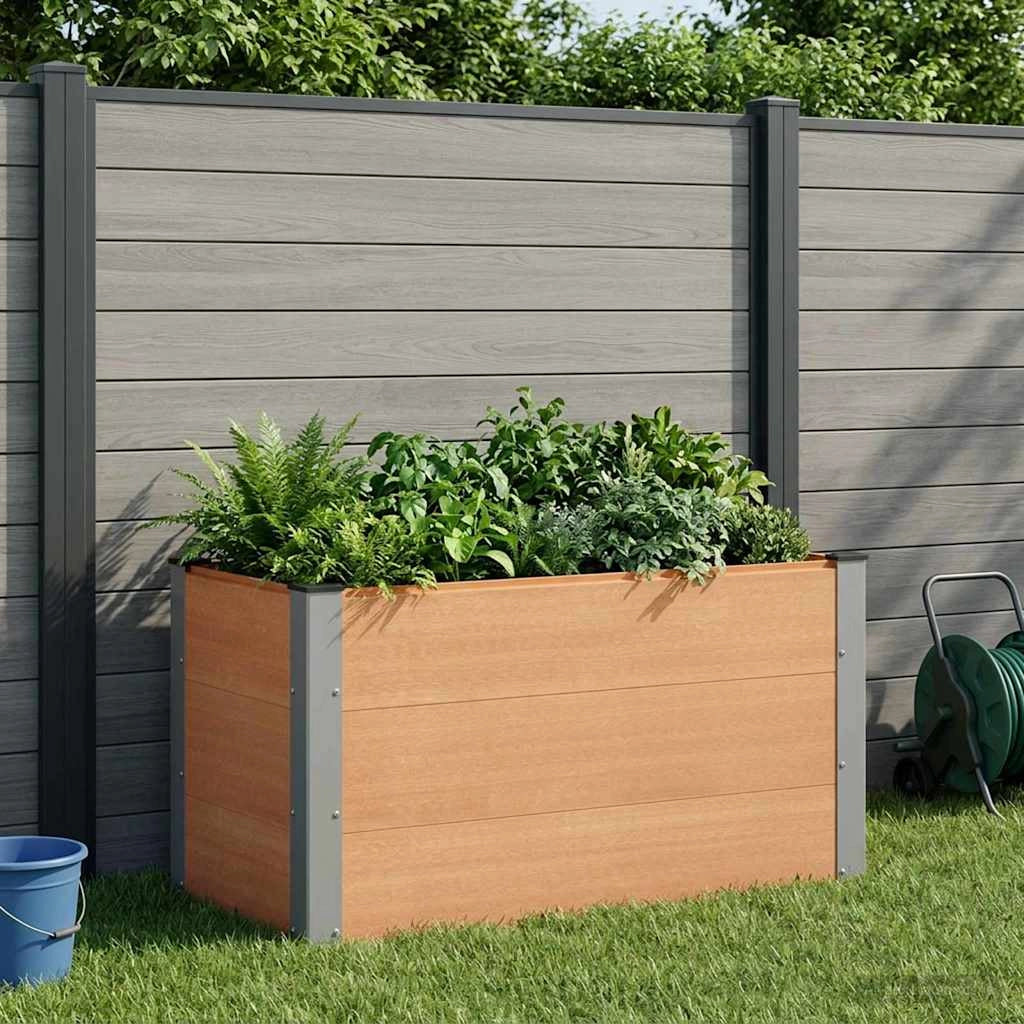 Letto rialzato da giardino Marrone 100 x 50 x 54 cm 42038996