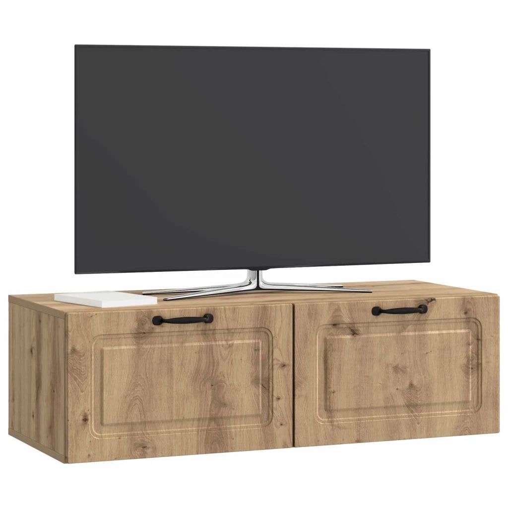 Mobile Porta TV da Muro 98 x 41 x 30 cm Rovere Artigianale 899384