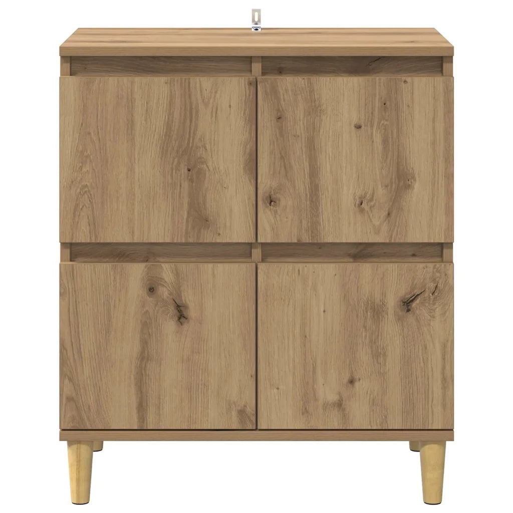 Credenza-Buffet-Armadio da cucina Rovere artigianale 60 x 35 x 70 cm Legno multistrato 304954
