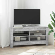 Mobile TV Angolare-Credenza per TV-Console TV Grigio cemento 102 x 40,5 x 45 cm