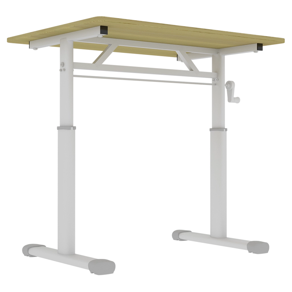 SCRIVANIA Regolabile in Altezza 88x66x11,5 cm Legno e Metallo