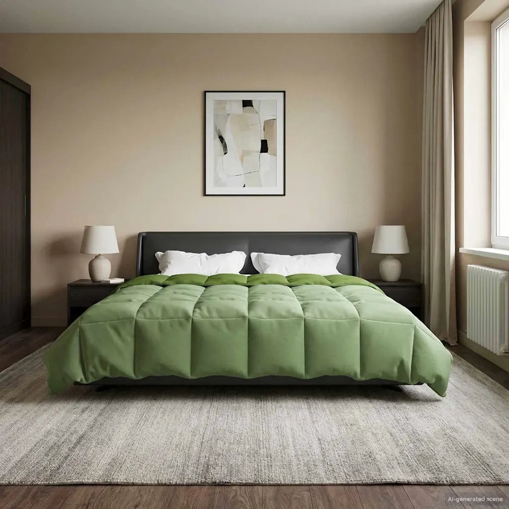 Piumino Letto Estivo 220 x 240 cm Estate Verde Traspirante 42025962