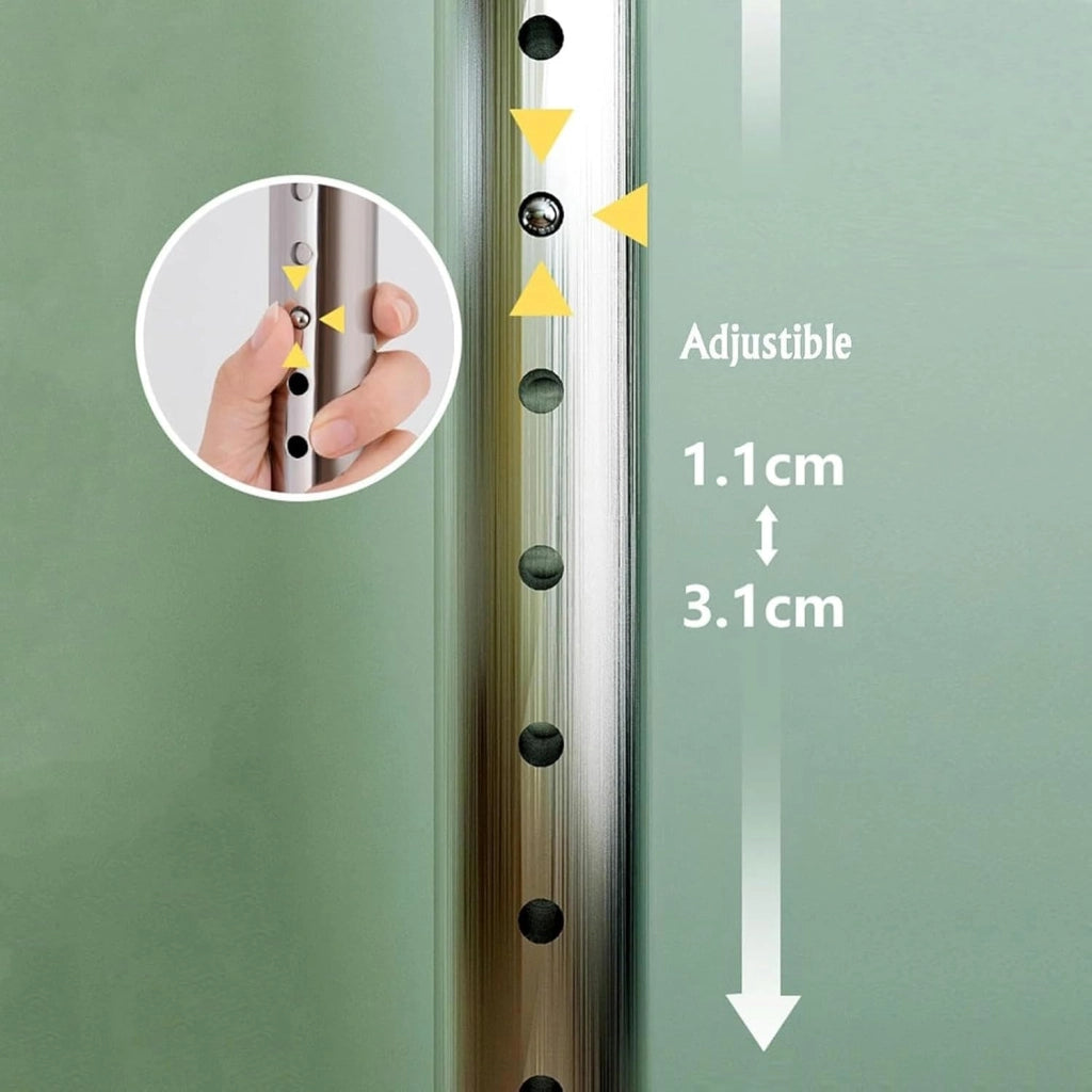 Stendibiancheria da 3/4/5 Ripiani, Appendiabiti Indipendente, Appendiabiti Regolabili per Soggiorno, Camera da Letto, Ufficio Domestico