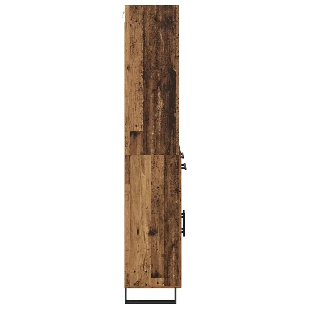 Credenza-Buffet-Armadio da cucina Legno vecchio 69,5 x 34 x 180 cm Legno multistrato 120265