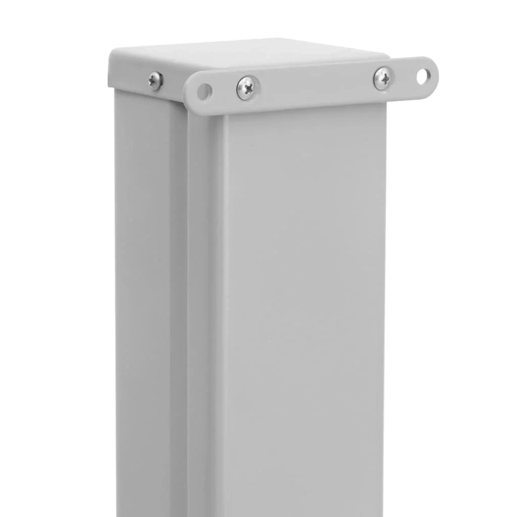 Tenda da sole laterale retrattile 600x160 cm grigia 02_0007385