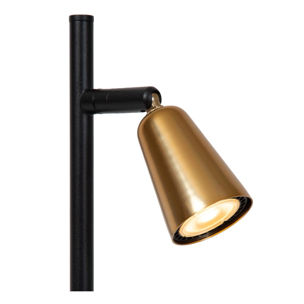 Lampada da tavolo TIANA industriale 1xGU10 nero Lucide