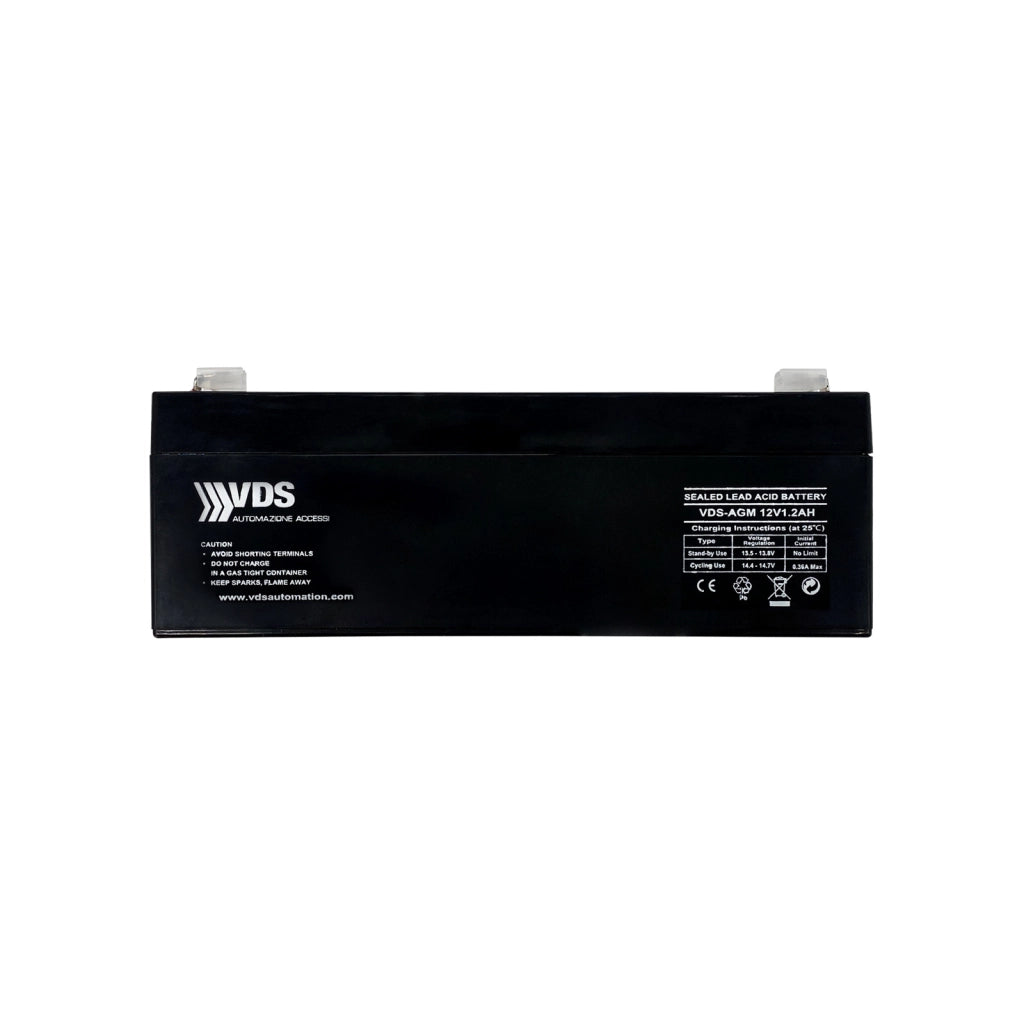 BATTERIA 12V 2 AH VDS 420/1 AUTOMAZIONE AUTOMATISMI ORIGINALE GARANZIA NUOVO
