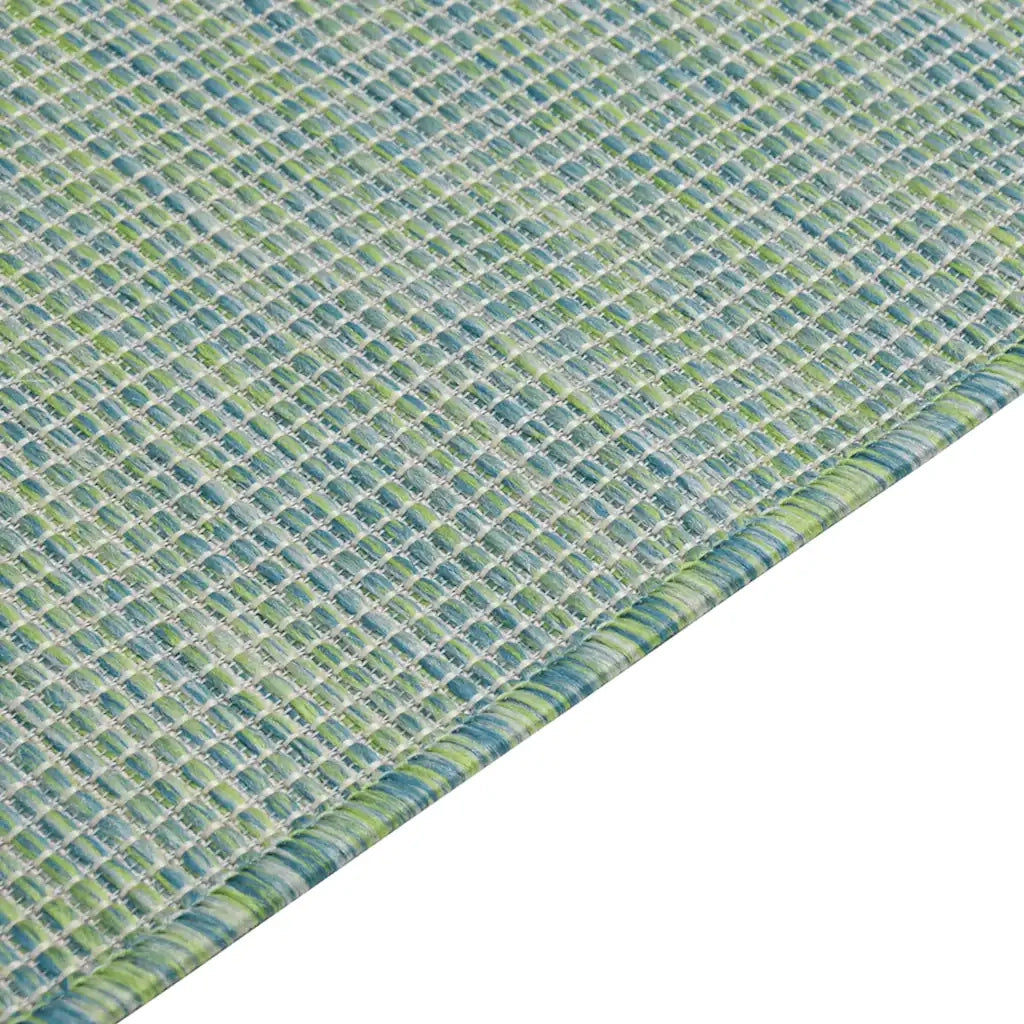 Tappeto da Esterni a Tessitura Piatta 160x230 cm Turchese cod mxl 68768