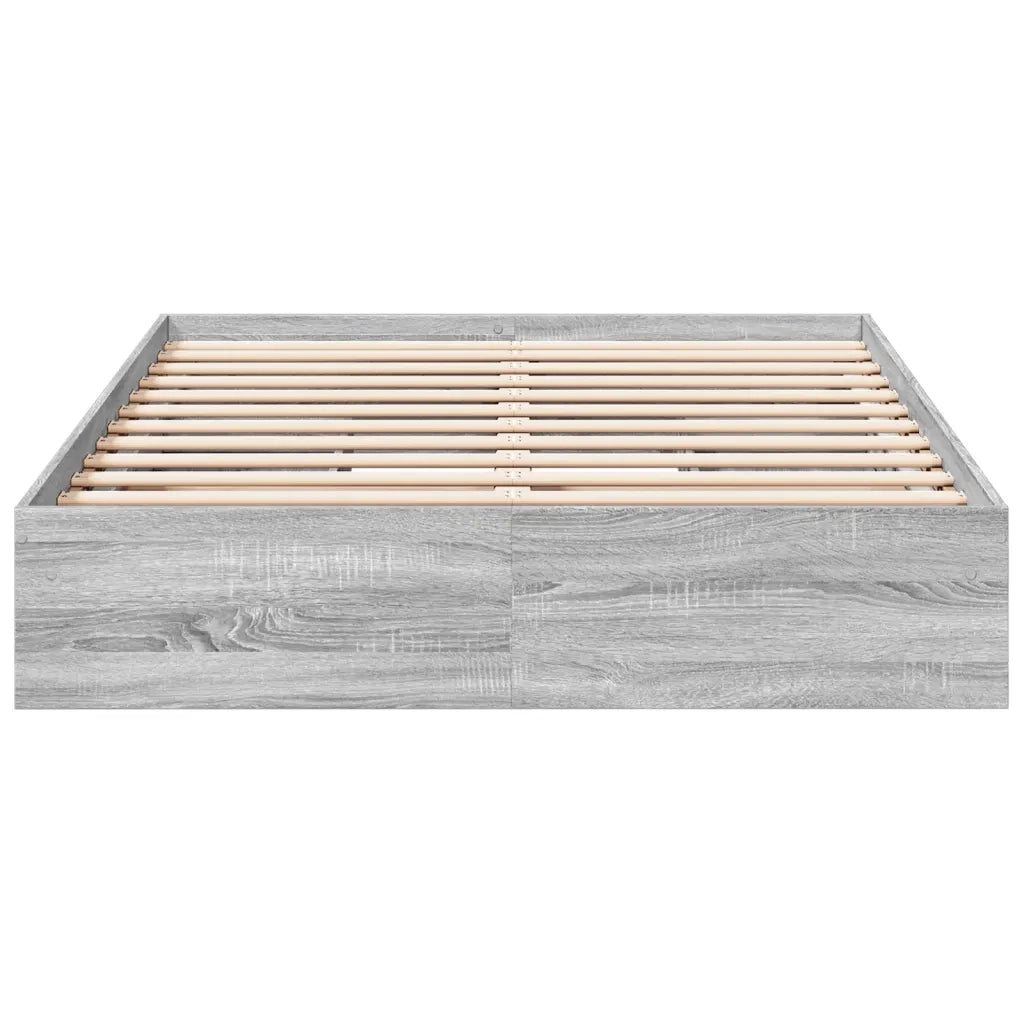 Giroletto Cassetti Grigio Sonoma 120x190 cm Legno Multistrato