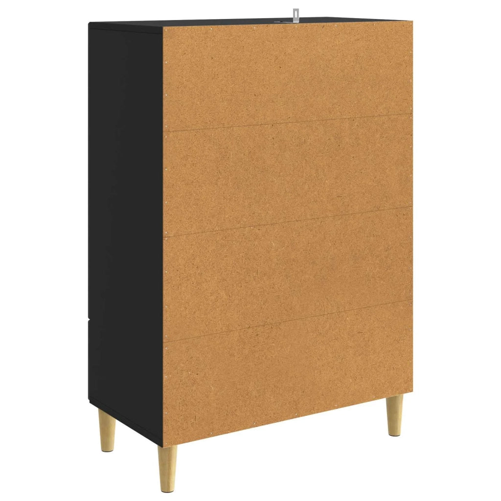 Credenza Nero 66 x 34,5 x 95 cm Legno ingegnerizzato