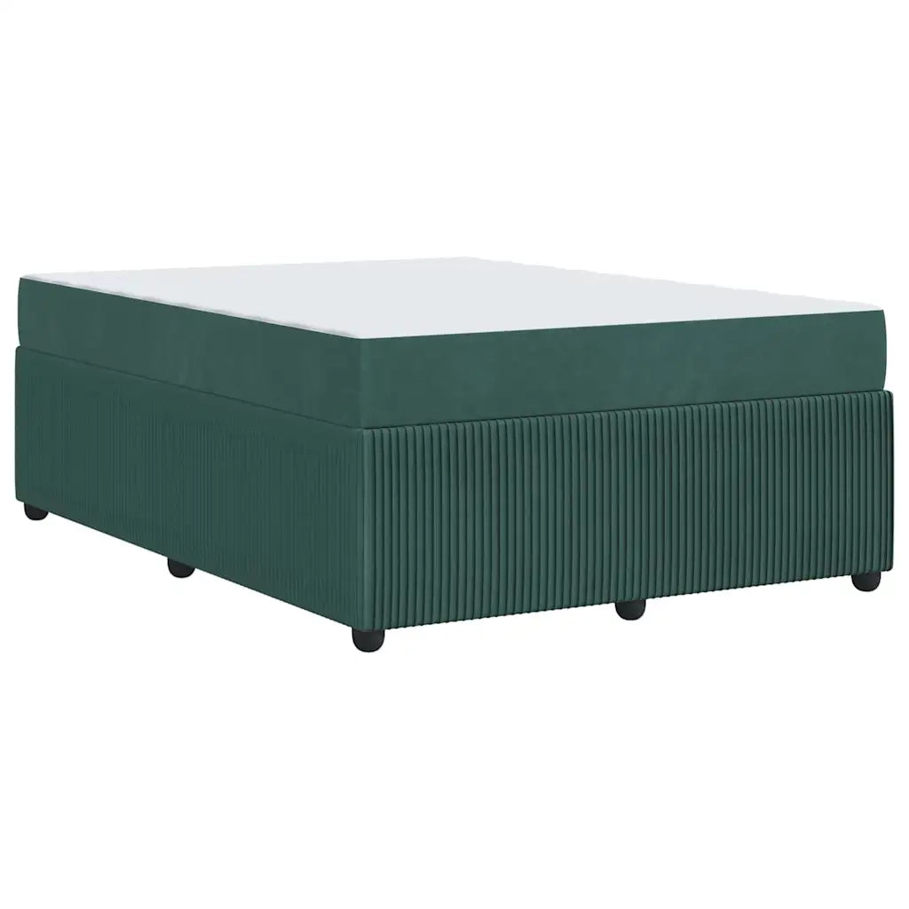 Struttura del letto Verde Scuro 160 x 200 cm Tessuto 3398415