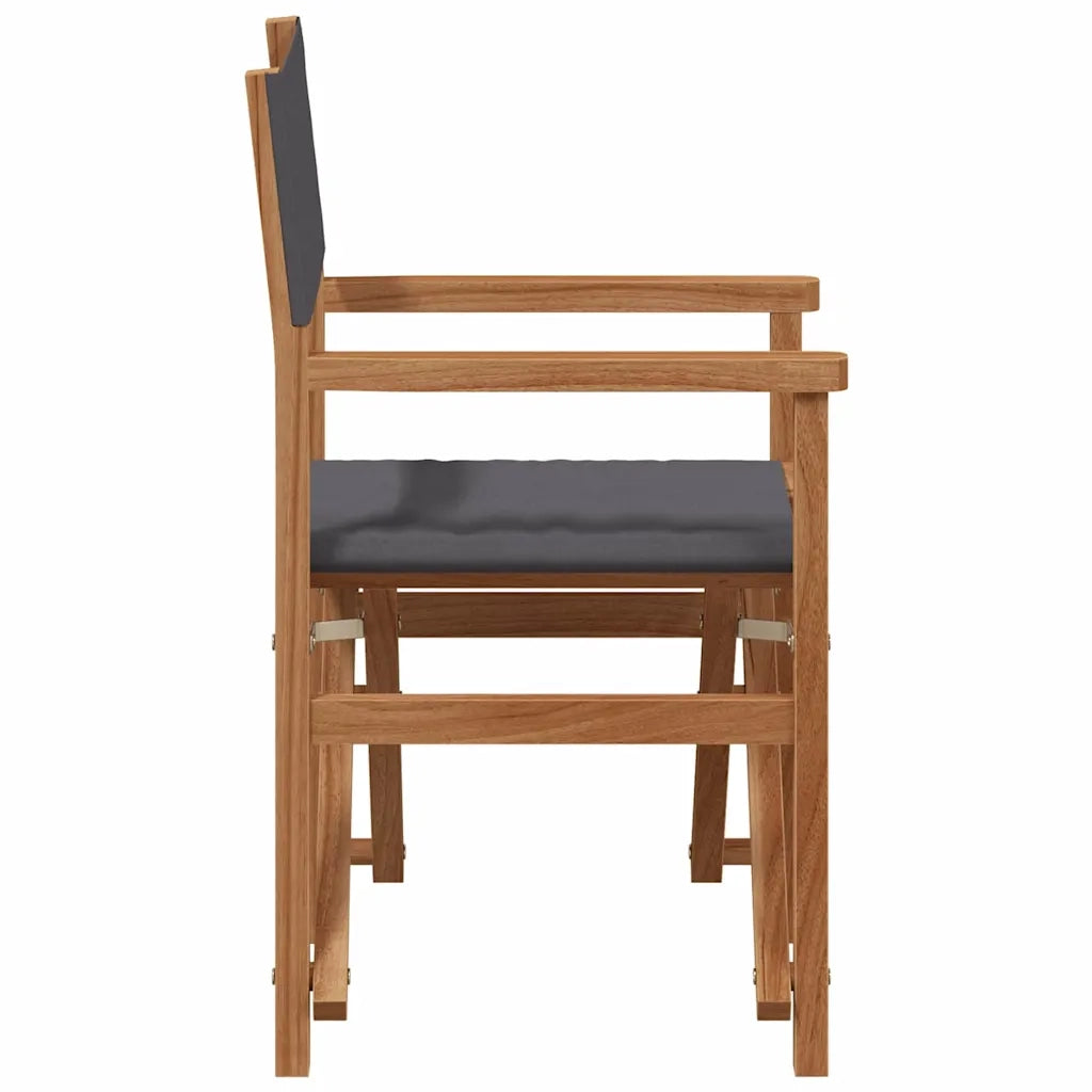 Sedia da Giardino | Sedia da pranzo Grigio 56 x 54 x 87 cm Legno di teak solido