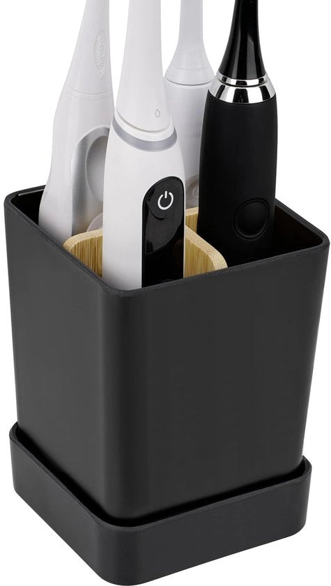 Oggetto di supporto per spazzola da denti elettrica per bagno con 4 compartimenti