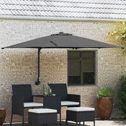 Ombrello da giardino Antracite 248,5 x 247,5 x 160 cm 42003253
