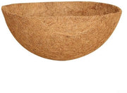 Pacco di 3 contenitori per piante in fibra di cocco naturale - forma a cesto - ecocompatibile - eccellente capacità di assorbimento - materiale robusto - vaso per piante