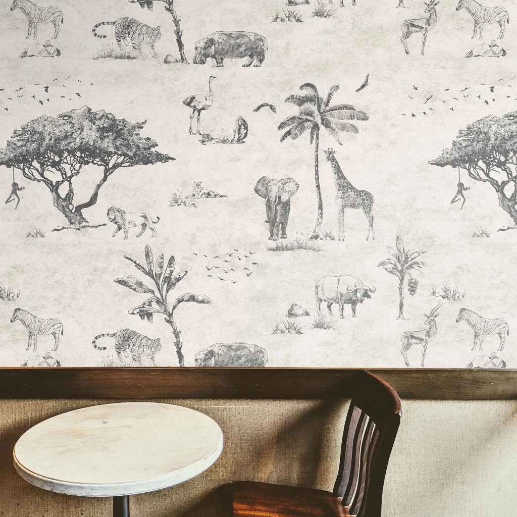 Carta da Parati Safari Carta Vegana 250x200cm 5,5mq 