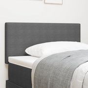 Testiera LED  Design Semplice Grigio Chiaro 80 cm Tessuto Corduroy