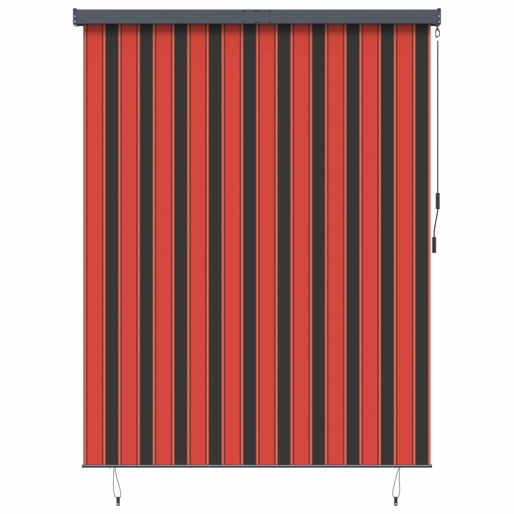 Tenda a rullo con tende Rigato Arancione e Marrone 200 x 250 cm 362098