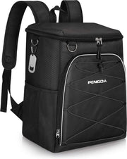 Borsa da campeggio isolata da 25L con 36 cassette grande impermeabile per picnic, campeggio, escursioni, spiaggia