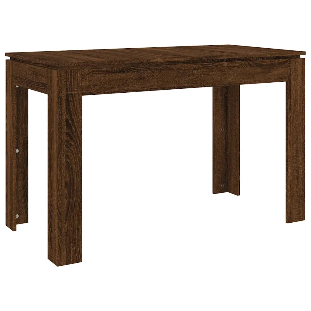 Tavolo da Pranzo Rovere Marrone 120x60x76 cm Legno Multistrato 815389