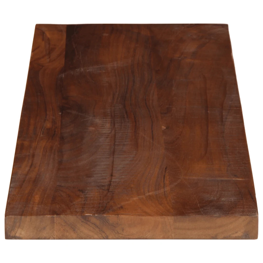 Piano Tavolo 70x30x3,8 cm Rettangolare in Massello di Recupero 371229