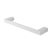 Porta asciugamani diritto da muro L 35 cm in alluminio bianco Sky